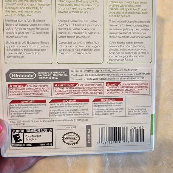 🌴3/$15🌴  Wii Fit (Nintendo Wii) - w/ Manual Video Game - Picture 3 of 6